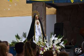 Misa y procesión de la Virgen de la Paloma en La Viña (Foto Francisco Javier Santana)